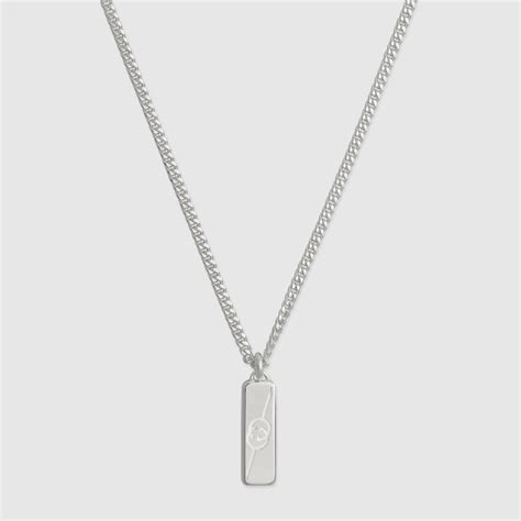 gucci zipper diagonal line with g|Gucci Diagonal Interlocking G necklace.